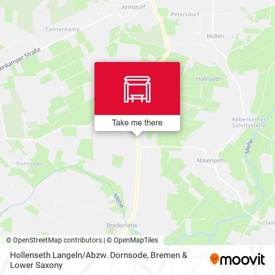 Hollenseth Langeln / Abzw. Dornsode map