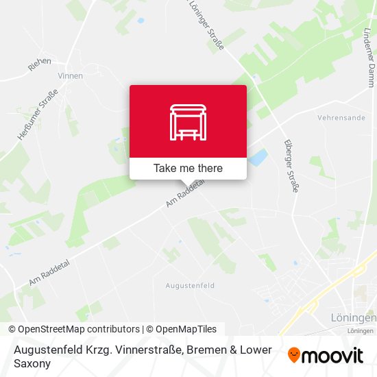Augustenfeld Krzg. Vinnerstraße map