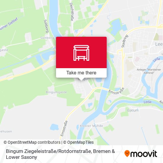 Bingum Ziegeleistraße / Rotdornstraße map
