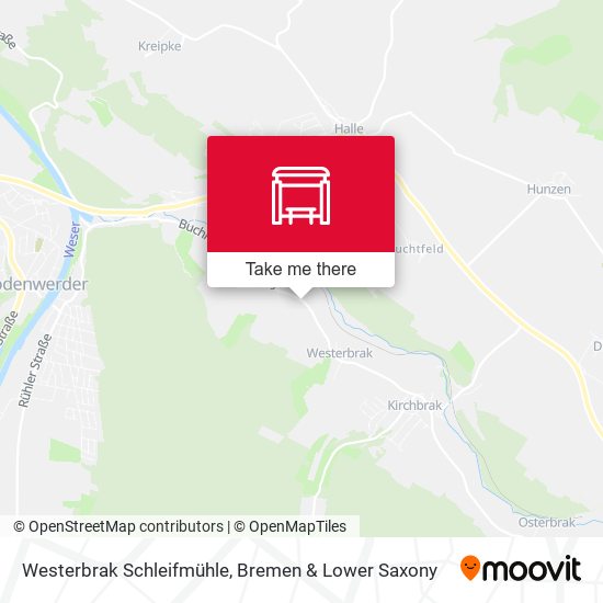 Westerbrak Schleifmühle map