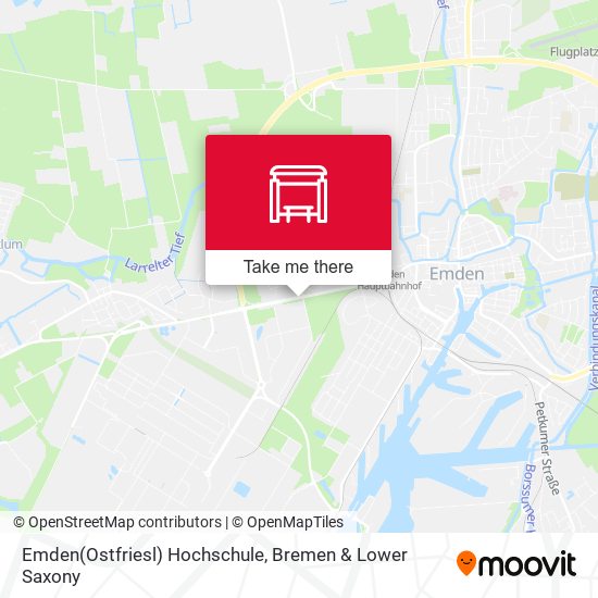 Emden(Ostfriesl) Hochschule map