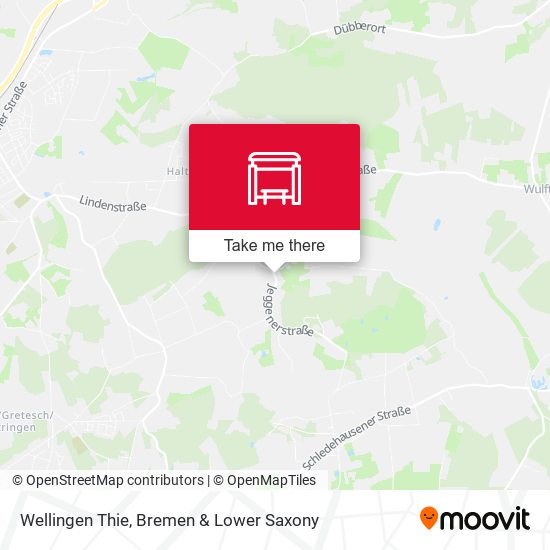 Wellingen Thie map