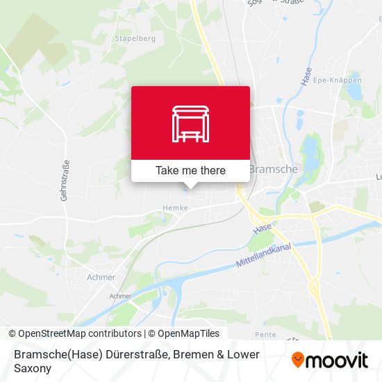 Bramsche(Hase) Dürerstraße map