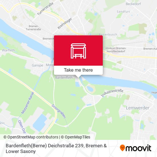Bardenfleth(Berne) Deichstraße 239 map