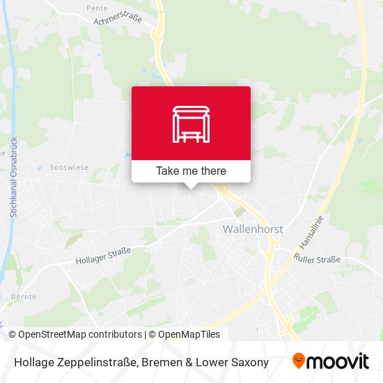 Hollage Zeppelinstraße map