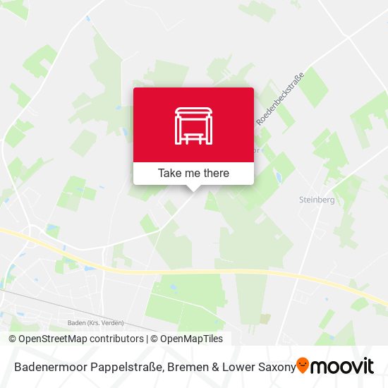Badenermoor Pappelstraße map