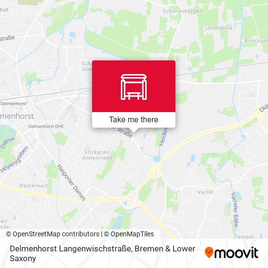 Delmenhorst Langenwischstraße map