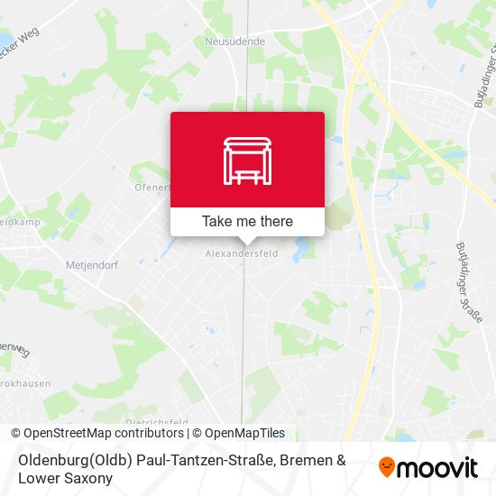 Oldenburg(Oldb) Paul-Tantzen-Straße map