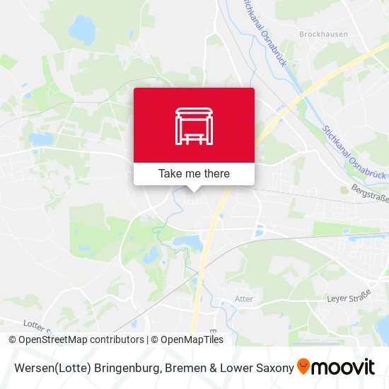 Wersen(Lotte) Bringenburg map