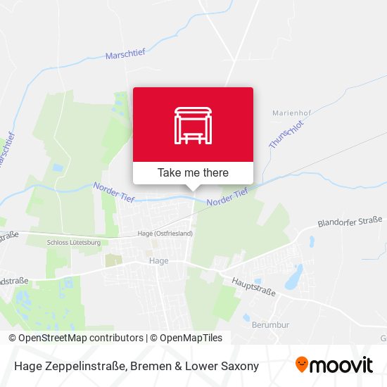 Hage Zeppelinstraße map