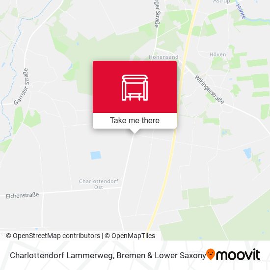 Charlottendorf Lammerweg map