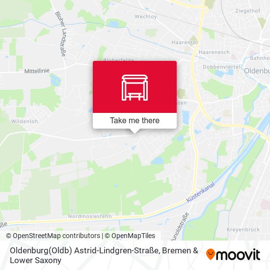 Oldenburg(Oldb) Astrid-Lindgren-Straße map