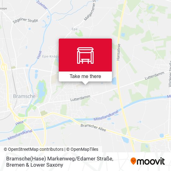 Bramsche(Hase) Markenweg / Edamer Straße map