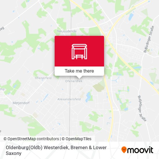 Oldenburg(Oldb) Westerdiek map