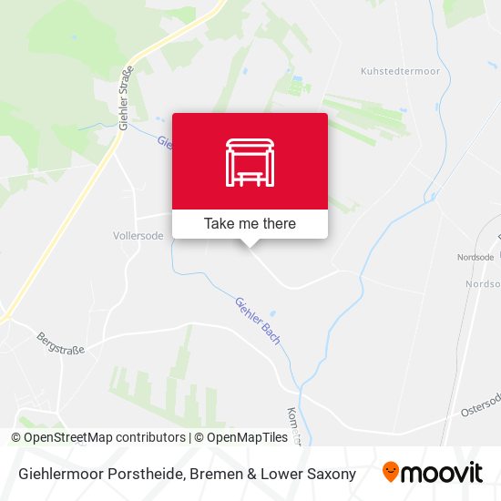 Giehlermoor Porstheide map