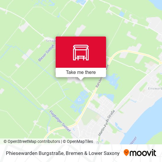 Phiesewarden Burgstraße map