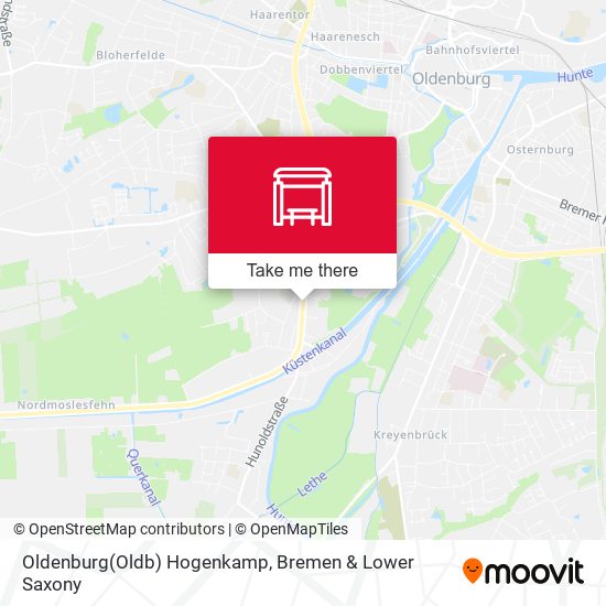 Oldenburg(Oldb) Hogenkamp map