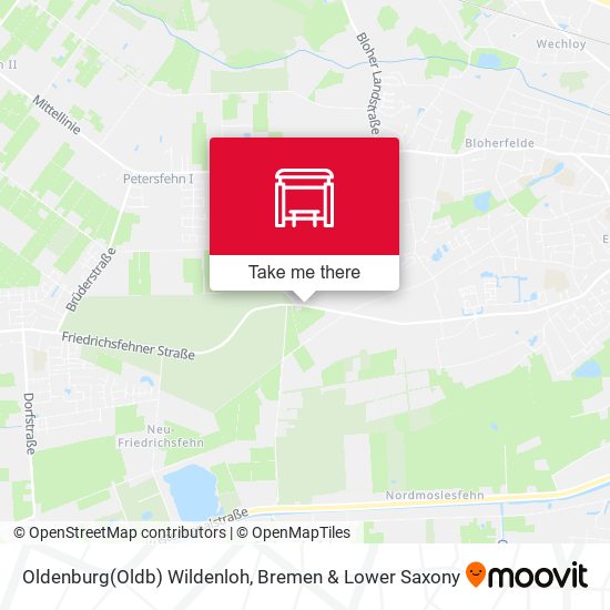 Oldenburg(Oldb) Wildenloh map