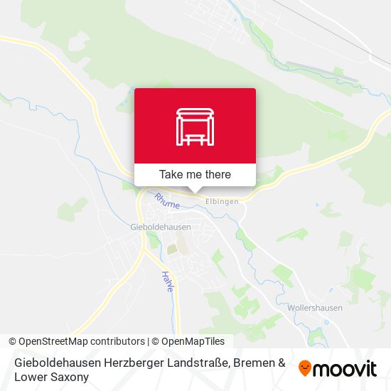 Gieboldehausen Herzberger Landstraße map