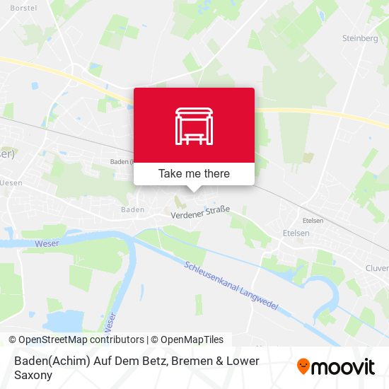 Baden(Achim) Auf Dem Betz map