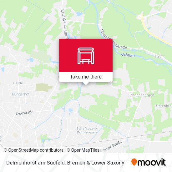 Delmenhorst am Südfeld map