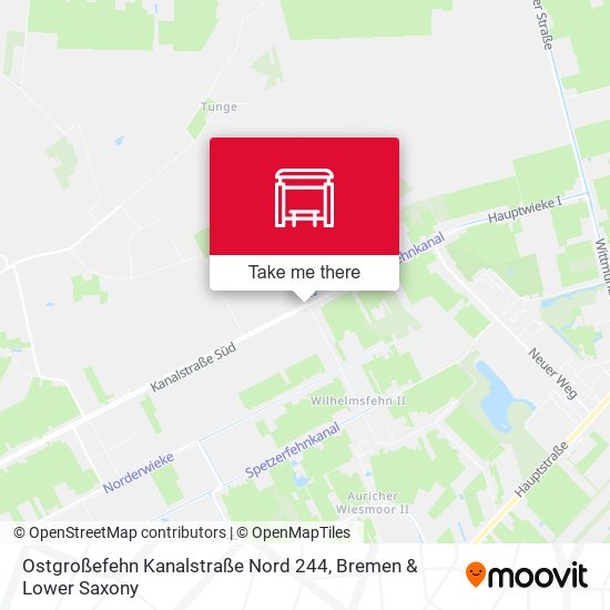 Ostgroßefehn Kanalstraße Nord 244 map