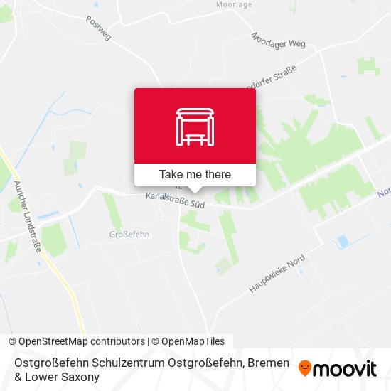 Ostgroßefehn Schulzentrum Ostgroßefehn map