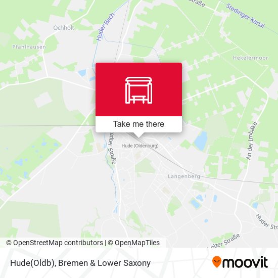 Hude(Oldb) map