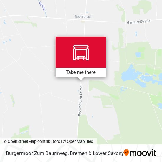 Bürgermoor Zum Baumweg map