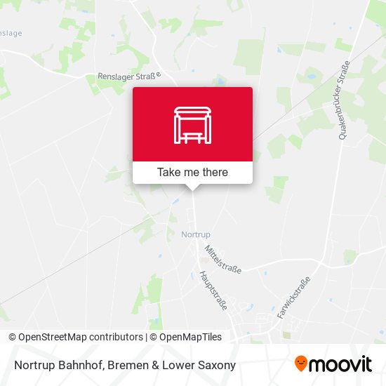 Nortrup Bahnhof map