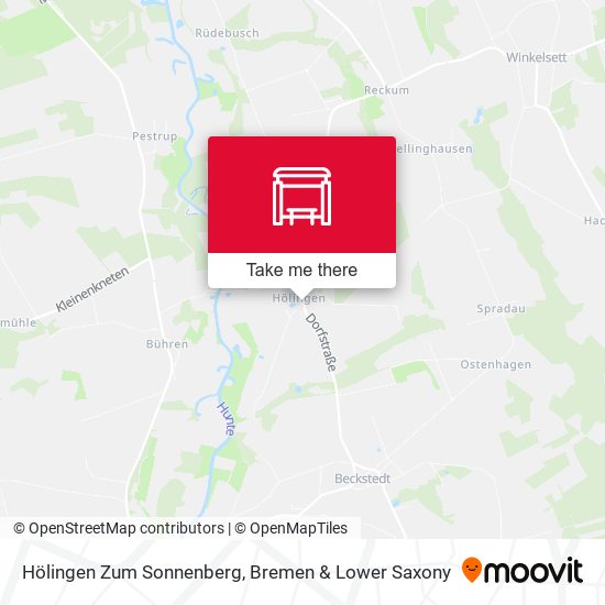 Hölingen Zum Sonnenberg map