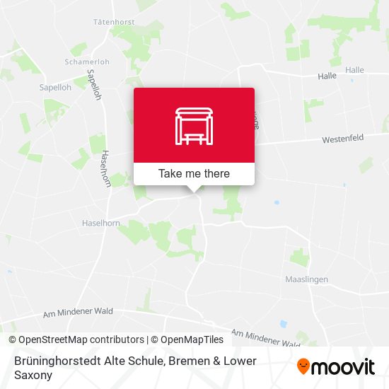 Brüninghorstedt Alte Schule map