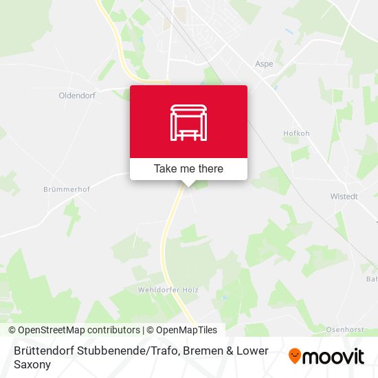 Brüttendorf Stubbenende/Trafo map