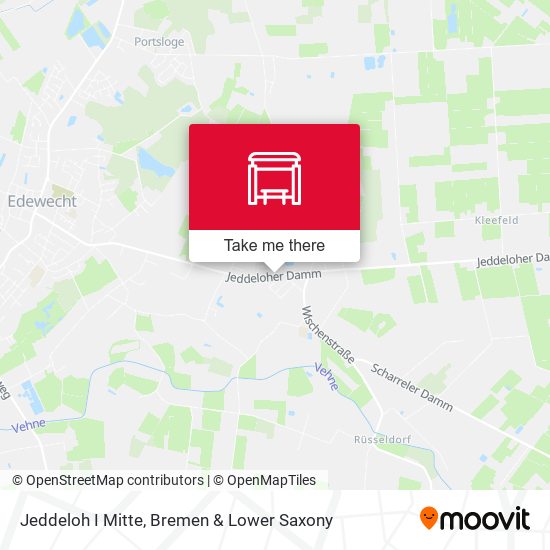 Jeddeloh I Mitte map