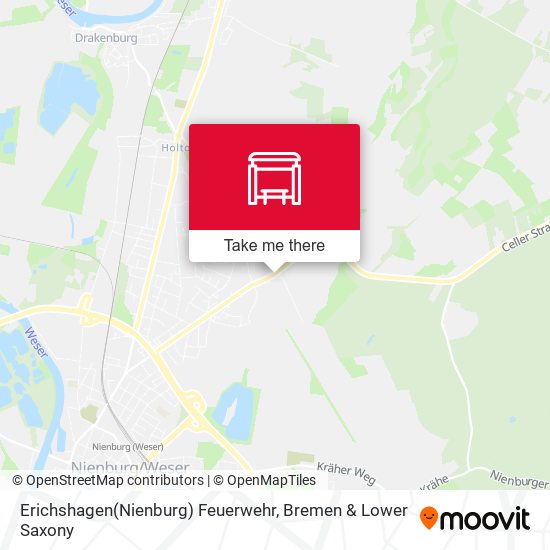 Erichshagen(Nienburg) Feuerwehr map
