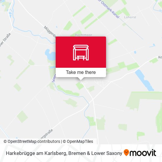 Harkebrügge am Karlsberg map