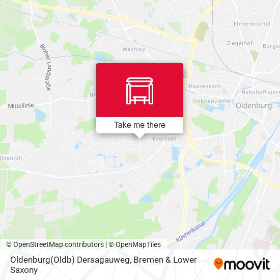 Oldenburg(Oldb) Dersagauweg map