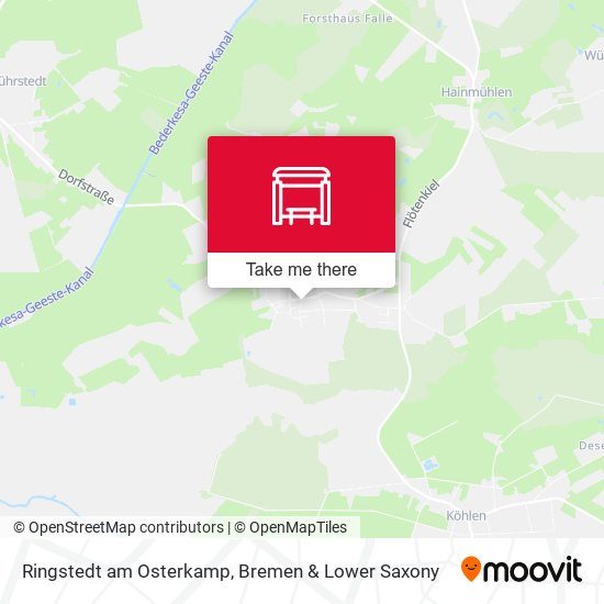 Ringstedt am Osterkamp map