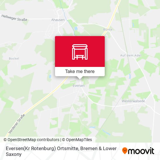 Eversen(Kr Rotenburg) Ortsmitte map