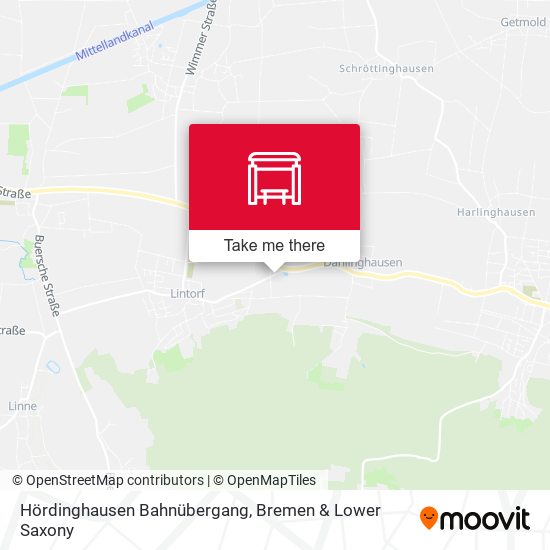 Hördinghausen Bahnübergang map