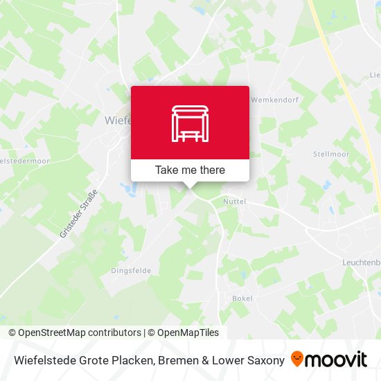 Wiefelstede Grote Placken map
