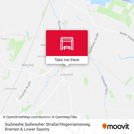 Sudweyhe Sudweyher Straße / Högemannsweg map