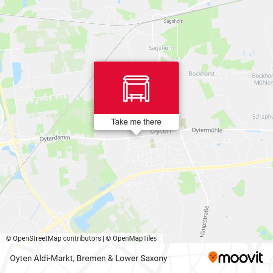 Oyten Aldi-Markt map