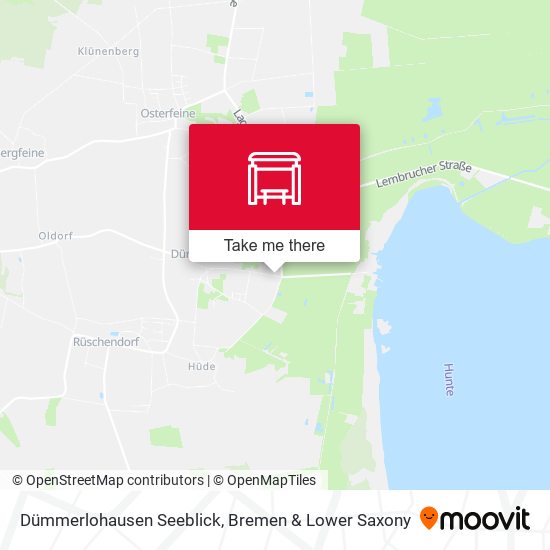 Dümmerlohausen Seeblick map