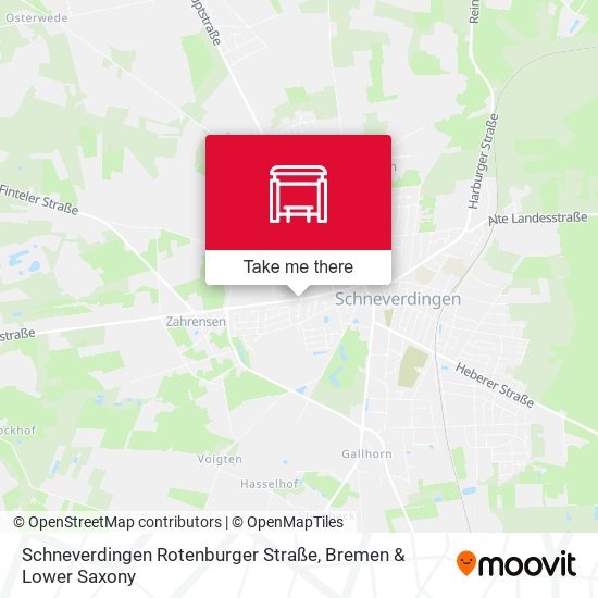 Schneverdingen Rotenburger Straße map