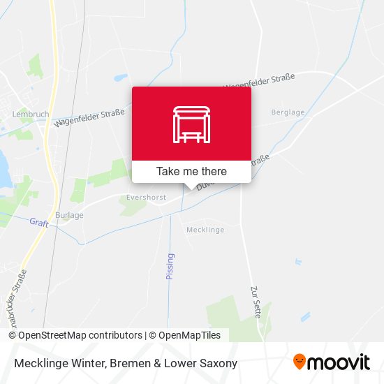Mecklinge Winter map