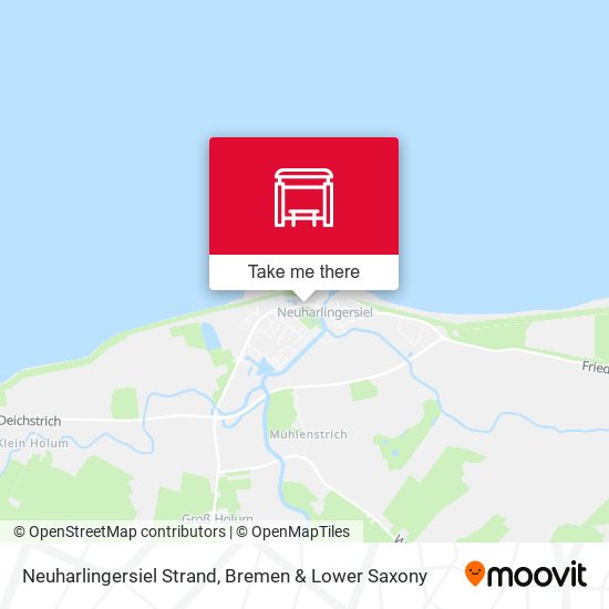 Neuharlingersiel Strand map
