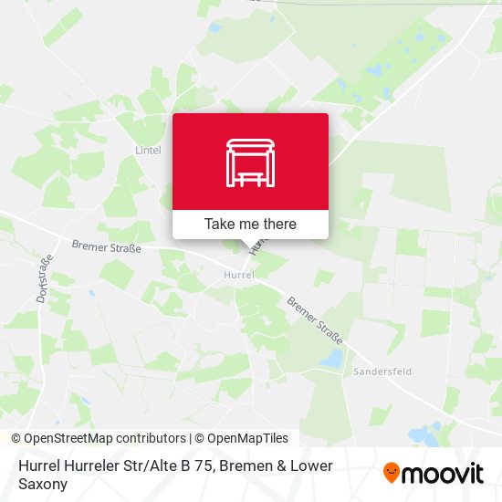 Hurrel Hurreler Str/Alte B 75 map