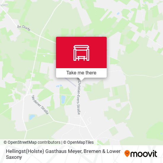 Hellingst(Holste) Gasthaus Meyer map