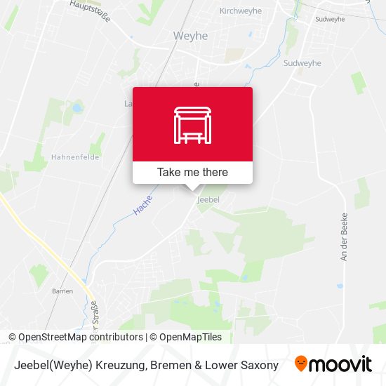 Jeebel(Weyhe) Kreuzung map